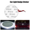 Riloer Car Light Badge Sticker, 82mm LED Badge Emblem Lamp