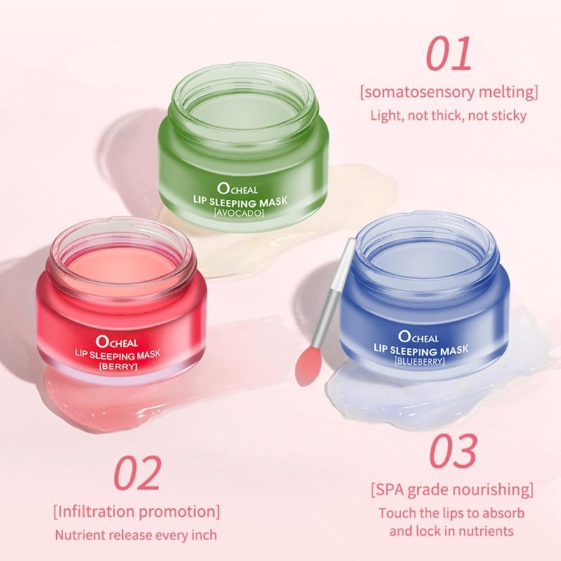 Mascarilla Labios, Mascarilla Labios Noche, Bálsamo Labial
