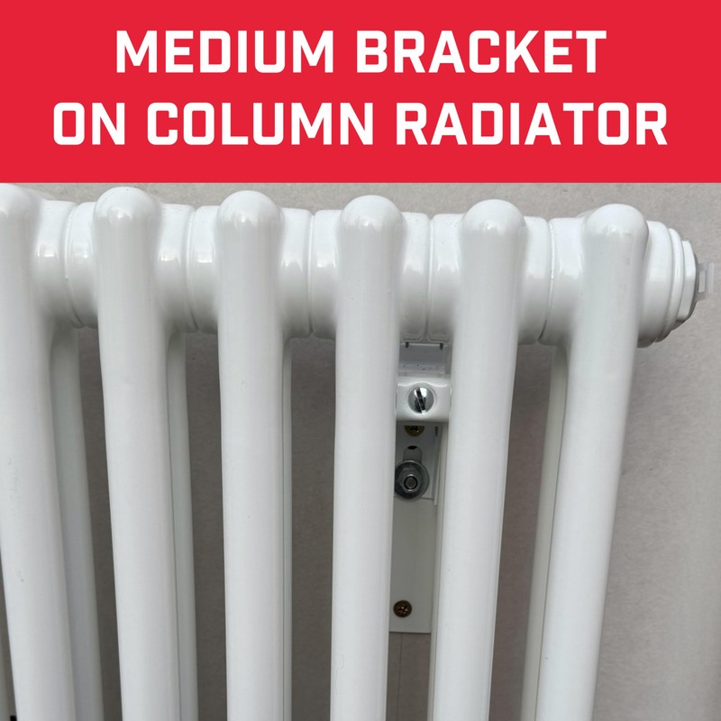 Bullfix Radiator Support Bracket Kit - Heavy Duty Plasterboard Fixings
