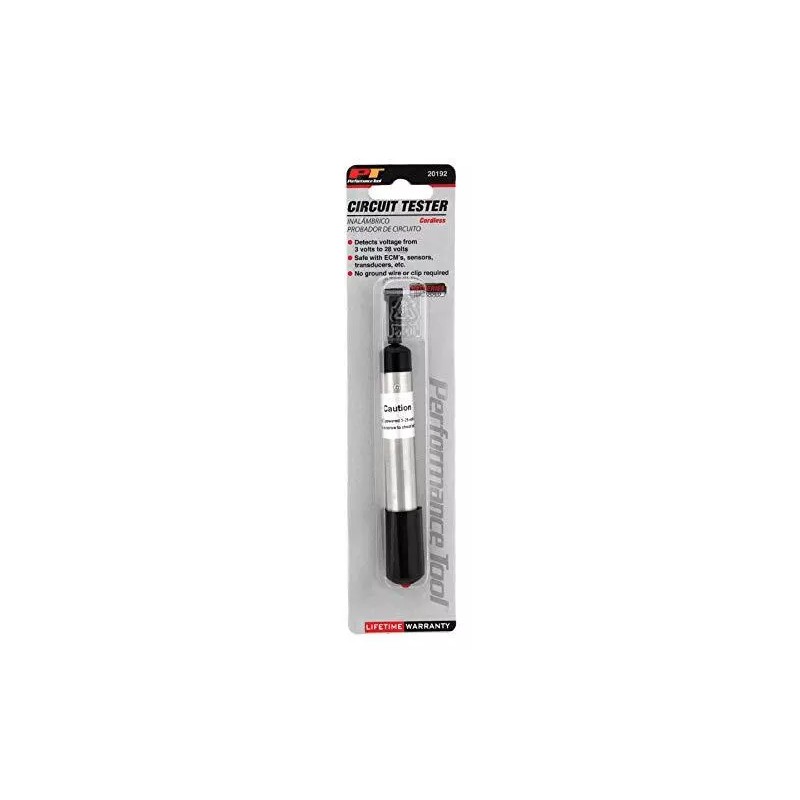 Performance Tool 20192 Cordless Circuit Tester (3 to 28 Volt)