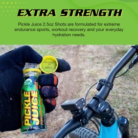 Pickle Juice Sports Drink Shots, Extra Strength - Relieves Cramps Immediately - Electrolyte Pickle Juice Shots for Day & Night Time Leg Cramp Relief - 2.5 oz, 24 Pack