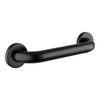 Bathroom Grab Bar, 12 Inch, Stainless Steel, Matte Black, ADA