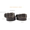 Menzo Waiter Belt Extra Wide Waiter Belt Genuine Leather Waiter