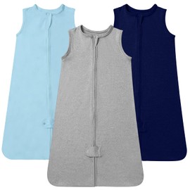 TotAha Sleep Sacks 3-Pack, Buttery Soft Swaddle Transition Wearable Blanket Baby Sleep Bag for 0-6-12-18-24 Months