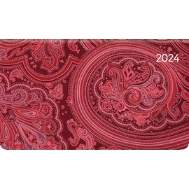 Ladytimer Pad Arabian Pattern 2024 - Pocket Calendar 15.6 x 9 cm - Pattern - Weekly - 128 Pages - Note Book - Alpha Edition