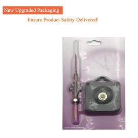 Deolven Clock Movement,Short Shaft Continuous Sweep Quartz Clock Mechanisms Black Hands Quartz Clock Movements Mechanism Parts 5mm Maximum Dial Thickness 11mm Total Shaft Length