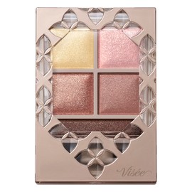 Visee Riche Panoramic Design Eye Palette BE-8 Pink Beige 0.2 oz (5.5 g) Powder