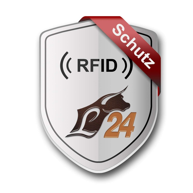 Leather RFID Men's Wallet with Space for Over 8 Cards