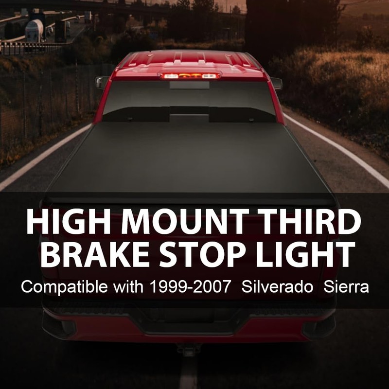 G-PLUS High Mount 3rd Brake Light w/Bulb Compatible with 1999-2006