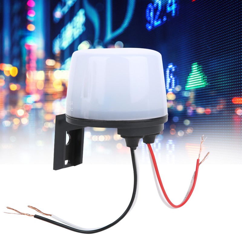 Sensor Switch Street Light Control Adjustable Rain AntiThunder Protection 220V