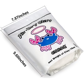 CiaraQ White Air Dry Clay, DIY Modeling Clay, Easy to Use for Children and Artists. 10 oz/Bag