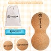 Cork Massage Ball Set - Cork Peanut Massage Ball, 2.4"