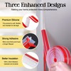 20Ft Shower Door Seal Strip for Door Frame, T-Shaped Clear
