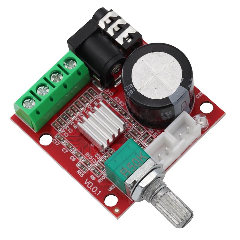 Heevhas PAM8610 DC 12V Mini Audio Stereo AMP Amplify Board