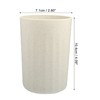 VOCOSTE Bathroom Tumbler Wheat Straw Cup for Bathroom Toothpaste with