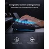 RGB Mechanical Gaming Keyboard Blue Switch, 104 Keys Full-Size Light