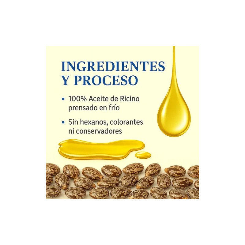 Aceite De Ricino Puro Y Orgánico 250 Ml - Corporal