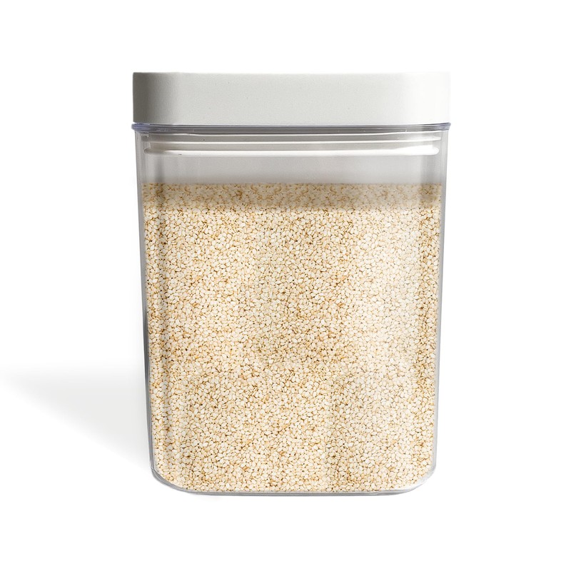 Minimalist White Sesame Seeds, 13.6 oz, Crunchy Garnish, Sushi &