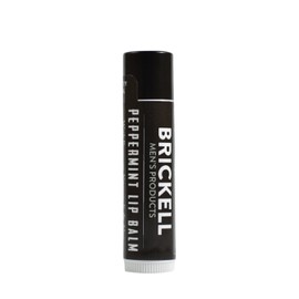 Brickell No Shine Lip Balm for Men Single Stick