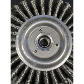 Metabo USA 12500 RPM METABO 655218010 6" X 5/16" X 5/8-11" SS. KNOT BRUSH Wire Wheel