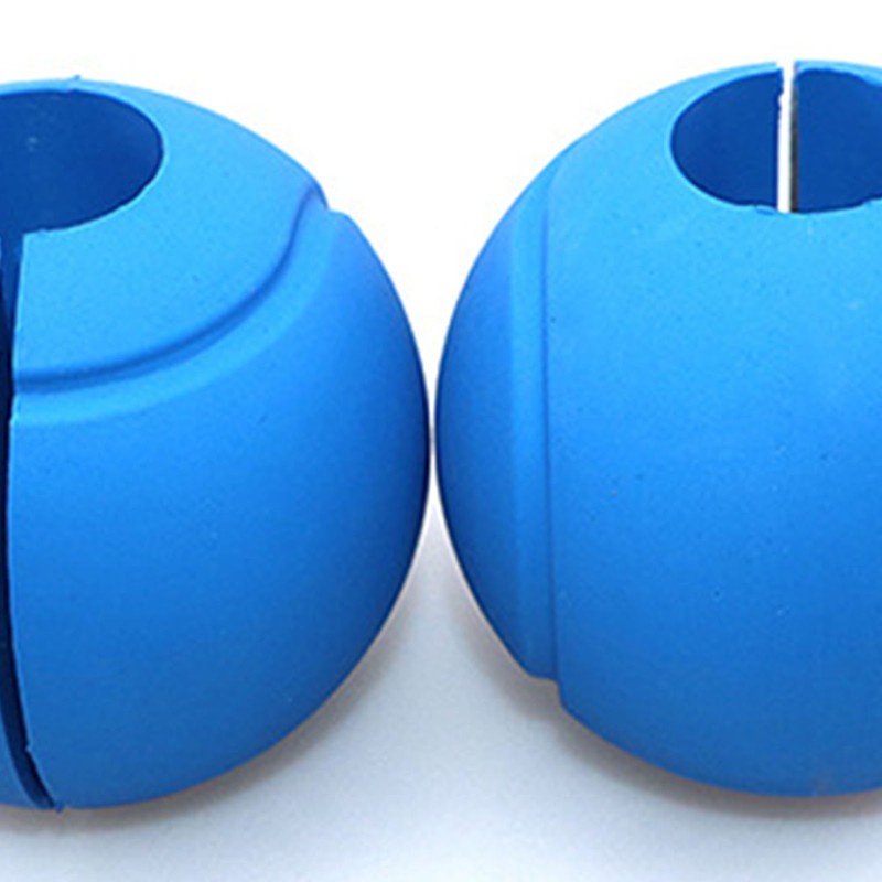 2pcs Dumbbell Grips Thick Silicone Barbell Grips Weight Bar Grips