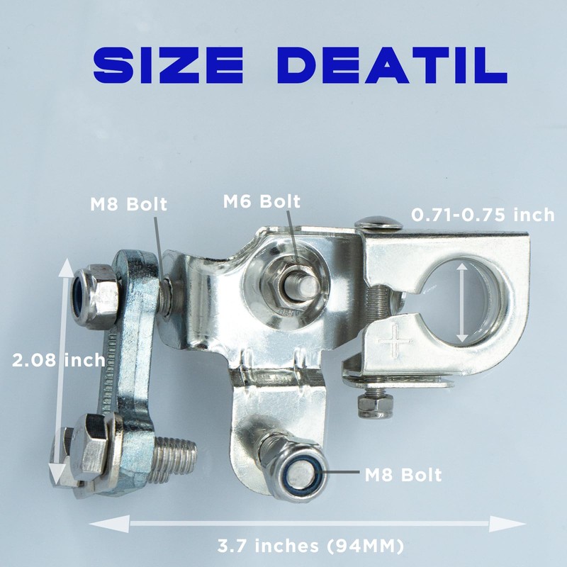 Positive Battery Terminal Connector Compatible with Select Ford/Lincoln Models, BL3Z14300A,