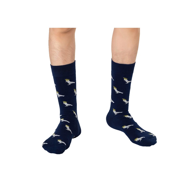 Cockatoo Socks For Him | Fun Socks for Her |