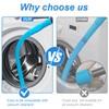Upgraded Dryer Vent Cleaner Kit: Universal Vacuum Hose Attachment for
