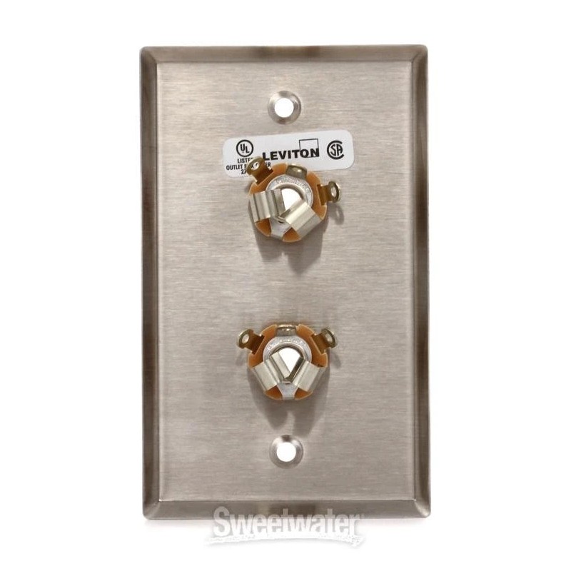 Pro Co WP1018 Single Gang (2) TRSF Non-latching Wall Plate