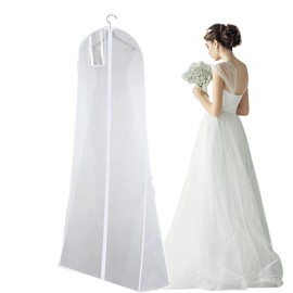 Bolsa para Vestido de Novia, Bolsas Para Ropa, Bolsa Transparente Para La Ropa 180 X 70cm, Bolsa De Ropa Adecuada Para Guardar Trajes, Faldas Largas, Vestidos