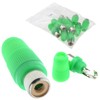 kenable Phono RCA Socket Audio or Video Solder Termination GREEN