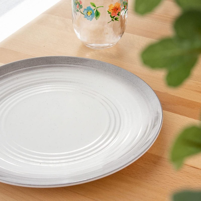 Tarhong TBA1083SOSG Ombre Rim Salad Plate, 8.3 inches (21 cm),