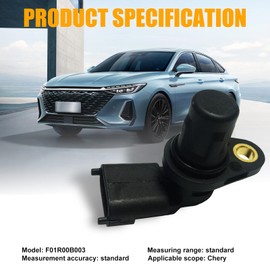 leediga 1 PC Camshaft Position Sensor, F01R00B003 Durable Car Position Sensor, High Sensitive Automobile Sensor Accessories, Compatible with Chery (Black)