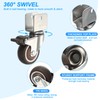 PATIKIL 2" Swivel Caster Wheels with 7/9" U Bracket, 4