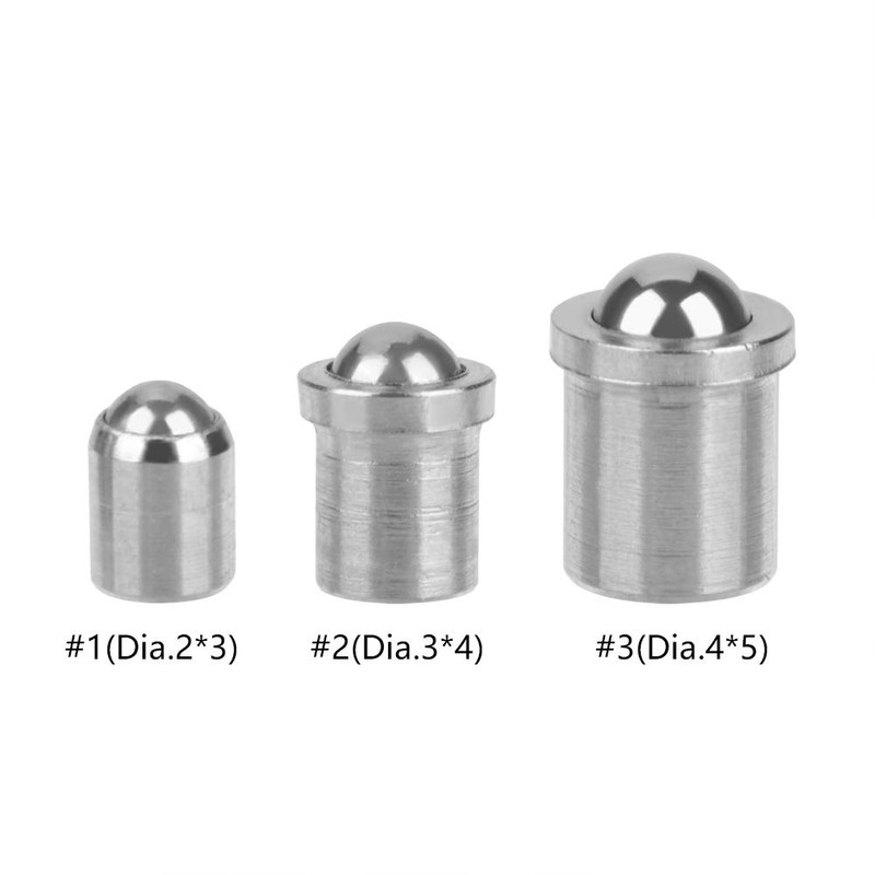 Spring Ball Piston Stainless Steel 304 Smooth Precision Positioning Beads
