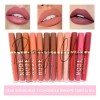 Labial Mate Larga Duración Nude 24 Unidades Favorbeauty Marrón Claro