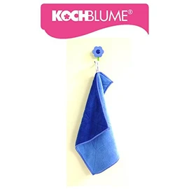 Kochblume Microfibre Cloth 30 x 30 cm Extra Absorbent Fibres Washable up to 40 °C Colour: Blue/Dark Blue