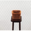 Dollhouse Wicker Style Basket Square 1:12 Scale Miniature Decor Accessories