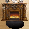 CHSEEO Fireplace Mat, 98x63CM, Fireproof, Dirtproof, Waterproof, Multipurpose, 3-Layer Fire