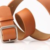 eYLun Womens Leather Belt Buckle Grommet Leather Waist Belts for