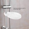 2PCS Shower Rail Soap Holder, Bathroom Soap Holder, ABS Shower