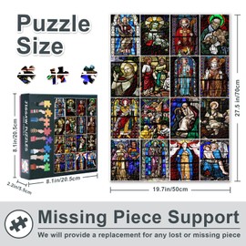 Religion Puzzles for Adults 1000 Pieces, Bible Faith Catholic Cross Jigsaw Puzzles, Adult Puzzle for Adults, Educational Fun Games or Toys for Elders Friends 20X27 INCH