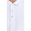 Reigning Champ Men's Solotex Mesh Tiebreak Polo, White, XL