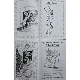 DR. SEUSS New! Set of 4 DR SEUSS THE GRINCH Christmas Holiday Coloring & Activity Book Fun