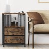 2PCS Night Stand w/2 Drawers for Bedroom, Living Room, Sofa