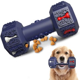 PETOPIA Dog Toys for Aggressive Chewers, Dog Chew Toy for Large Dogs, Indestructible Dog Toys for Large Dogs, Dog Training Toys for Large and Small Dogs, Dog Chew Toys (Dumbbell Dog Toys, Small)