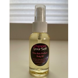 Pamper YourSelf China Rain Perfume Body Oil 2.7 Fl Oz Premium Body Oil, No Alcohol