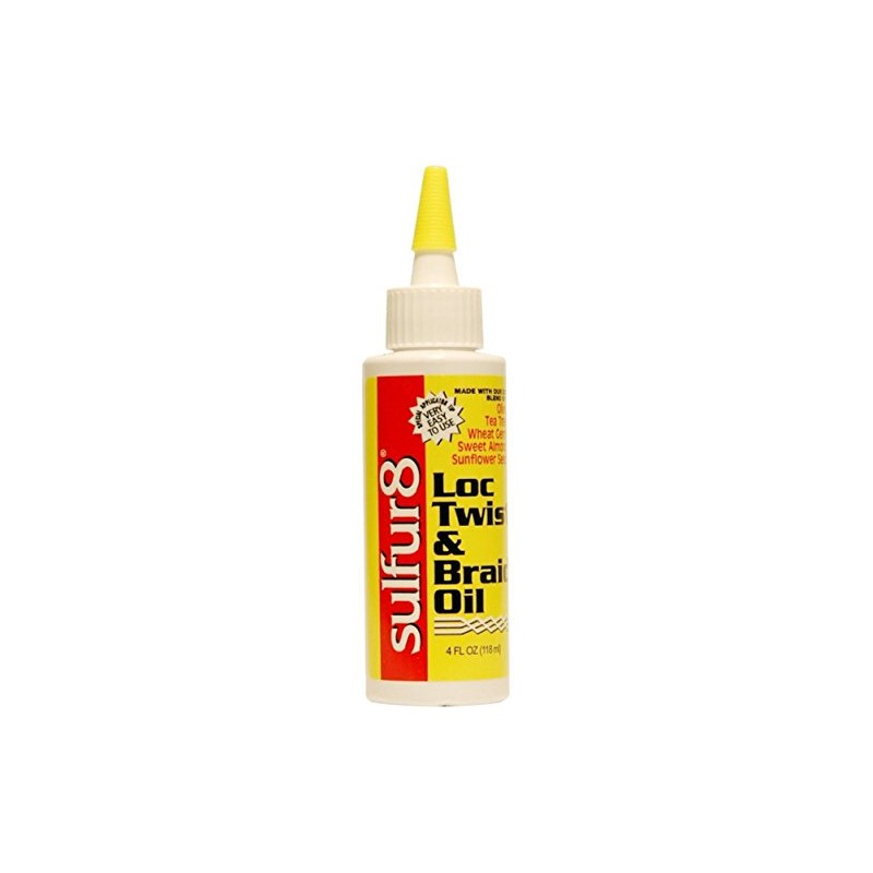 Sulfur8 Loc, Twist & Braid Oil, 4 oz (Pack of