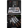 Kitchen Everrich 6 Piece Non Stick Kitchen Knife Set