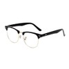 Shiratori New Vintage Fashion Half Frame Semi-Rimless Clear Lens Glasses